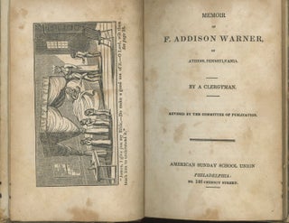Item #C000021004 Memoir of F. Addison Warner of Athens, Pennsylvania + The Pilgrim in Many Lands....