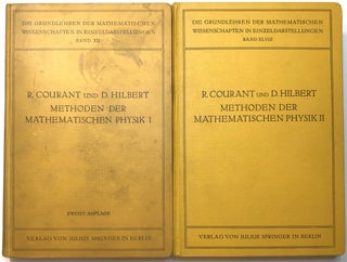 Item #C000021067 Methoden Der Mathematischen Physik I & II (2 Vols.). R. Courant, D. Hilbert