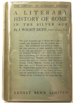 A Literary History of Rome in the Silver Age from Tiberius to Hadrian