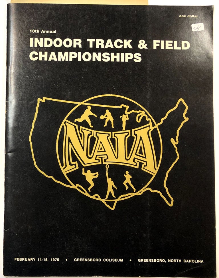 Item #C000021373 10th Annual Indoor Track & Field Championships. February 14-15, 1975, Greensboro Coliseum, Greensboro, North Carolina (Official Program). n/a.