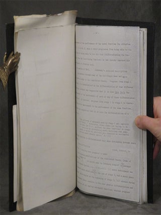 Group of xeroxed papers and published offprints by KURT BAIER, each inscribed to Adolf Grunbaum, 1970s: Reponsibility and Freedom / Ethical Egoism and Interpersonal Compatibility / Ethical pluralism and moral education / Responsability and Action / Towards a Definition of "The Quality of Life" / Moral Development / The Justification of Governmental Authority / Reason and Experience / Value and Fact / The Sanctity of Life / Moral autonomy as an aim of moral education / Indoctrination and Justification