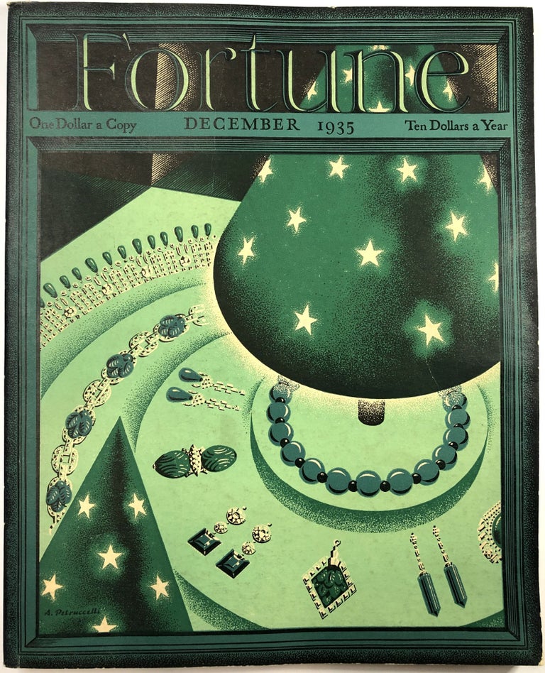 Item #C000022070 Fortune: Volume XII, Number 6, December 1935. Russell W. Davenport, Cover, A. Petruccelli.