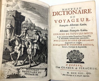 Item #C000022923 Nouveau Dictionaire du Voyageur - Francois - Alleman - Latin et Alleman -...