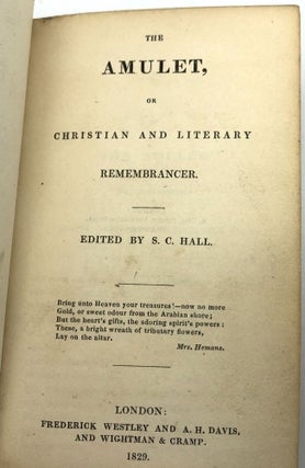 The Amulet, or Christian and Literary Remembrancer, 1829