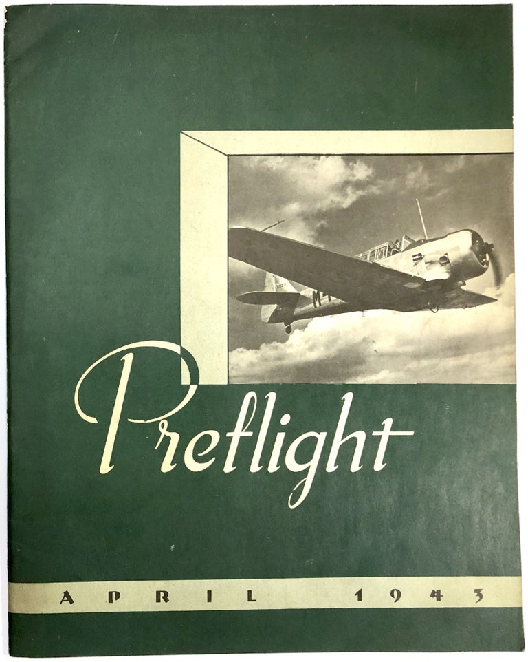 Item #C000023564 Preflight, Class of 43-J U.S. Army Air Forces Corps of Aviation Cadets Pre-Flight School for Pilots, Volume III, Number Four, April 1943. Maxwell Field Aviation Cadet Social Fund.