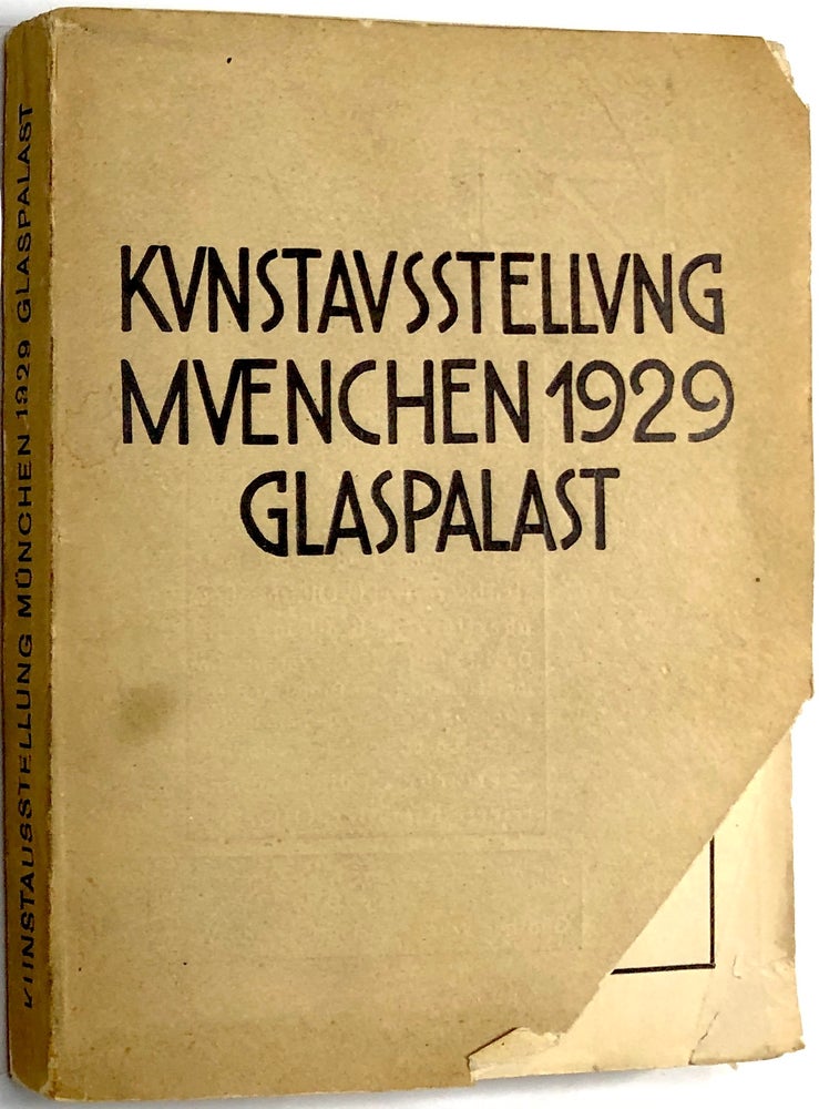 Item #C000023753 Münchener. Kunstausstellung 1929 im Glaspalast, 29 Mai bis 30. September 1929. - Amtlicher Katalog (Muenchener / Munchener)