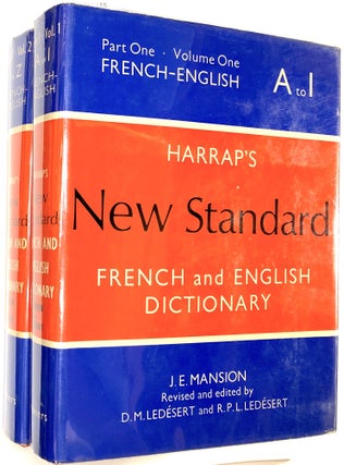 Item #C000024315 Harrap's New Standard French and English Dictionary (2 Vols.). J. E. Mansion