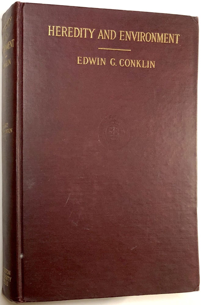 Item #C000024475 Heredity and Environment in the Development of Men. Edwin Grant Conklin.