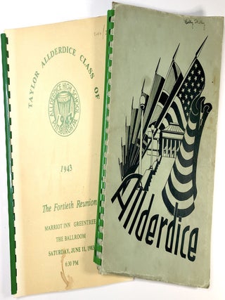 Item #C000024595 The 1943 Allderdice - Class Yearbook for Taylor Allderdice High School,...