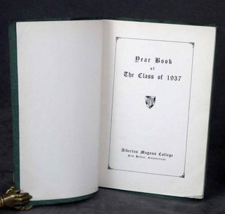 Lot of 12 Albertus Magnus College literary journals and a yearbook, dating between 1936-1939, with contributors including Alice Whitehead, Jane Fennelly, Mary Ann Hunt, Patricia Kane, and many others