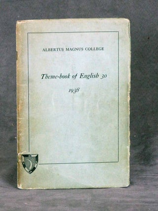 Lot of 12 Albertus Magnus College literary journals and a yearbook, dating between 1936-1939, with contributors including Alice Whitehead, Jane Fennelly, Mary Ann Hunt, Patricia Kane, and many others