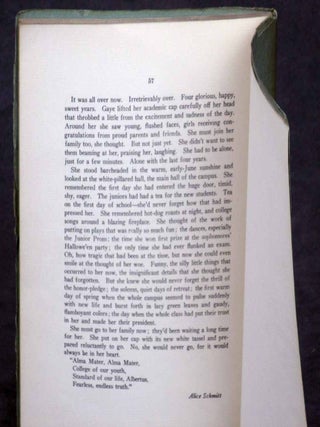 Lot of 12 Albertus Magnus College literary journals and a yearbook, dating between 1936-1939, with contributors including Alice Whitehead, Jane Fennelly, Mary Ann Hunt, Patricia Kane, and many others