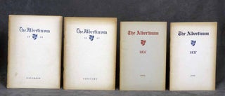 Lot of 12 Albertus Magnus College literary journals and a yearbook, dating between 1936-1939, with contributors including Alice Whitehead, Jane Fennelly, Mary Ann Hunt, Patricia Kane, and many others