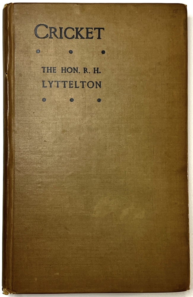 Item #C000024873 Cricket. The Hon. R. H. Lyttelton.