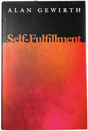 Item #C000025222 Self-Fulfillment. Alan Gewirth