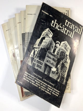 Item #C000025720 Travail Theatral (6 Issues) - Printemps & Automne (1971); Hiver (1972);...