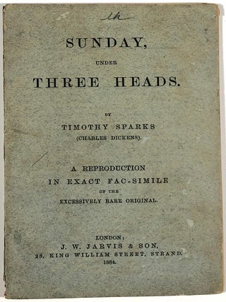Item #C000026177 Sunday, Under Three Heads: As it Is; As Sabbath Bills Would Make It; As it Might...