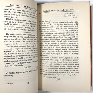 Letters from Joseph Conrad, 1895-1924