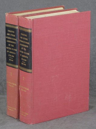 Treaties and other International Agreements of the United States of America 1776-1949, 13 volumes complete with index