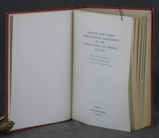 Treaties and other International Agreements of the United States of America 1776-1949, 13 volumes complete with index
