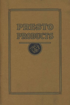 Item #C000030176 Presto Products 1920. Presto Manufacturing Co