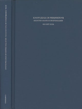 Item #C000032248 Knowledge in Perspective: Selected Essays in Epistemology. Ernest Sosa