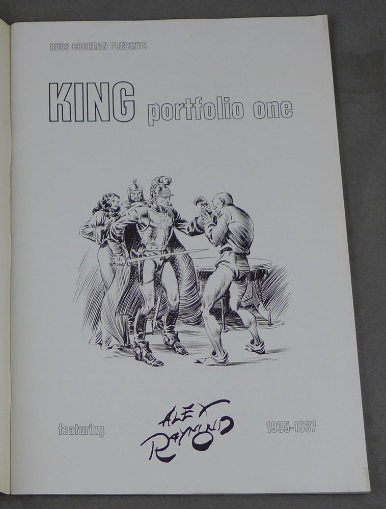 Item #C000032897 Russ Cochran presents King Portfolio One, featuring Alex Raymond, 1935-1937. Alex Raymond, George Herriman, Russ Cochran.