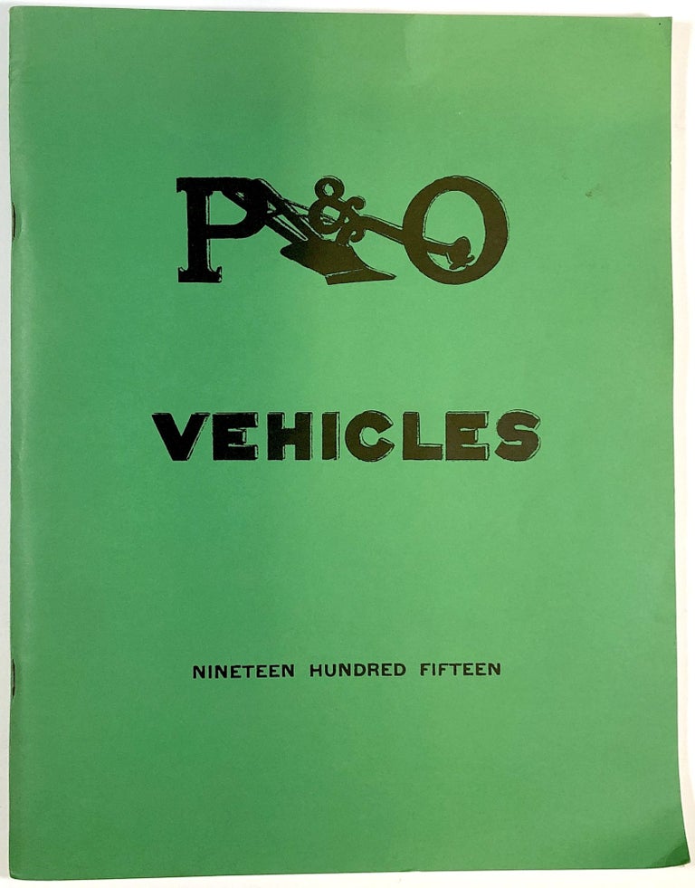 Item #C000033230 P&O Vehicles: 1915. Parlin, Orendorff Co.
