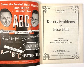 Knotty Problems of Base Ball