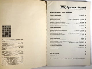 IBM Systems Journal - Volume Seven, Numbers Three & Four, 1968
