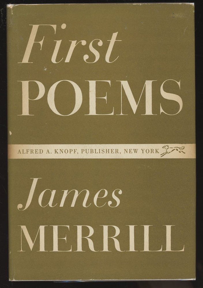 Item #C000033658 First Poems. James Merrill.