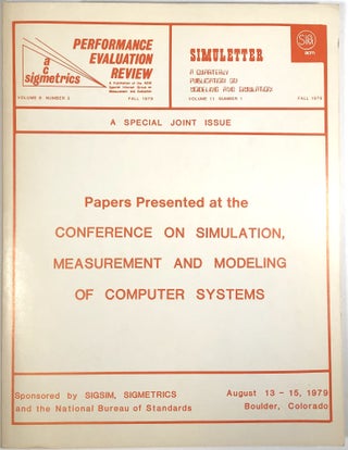 Item #C000033748 Papers Presented at the Conference on Simulation, Measurement and Modeling of...