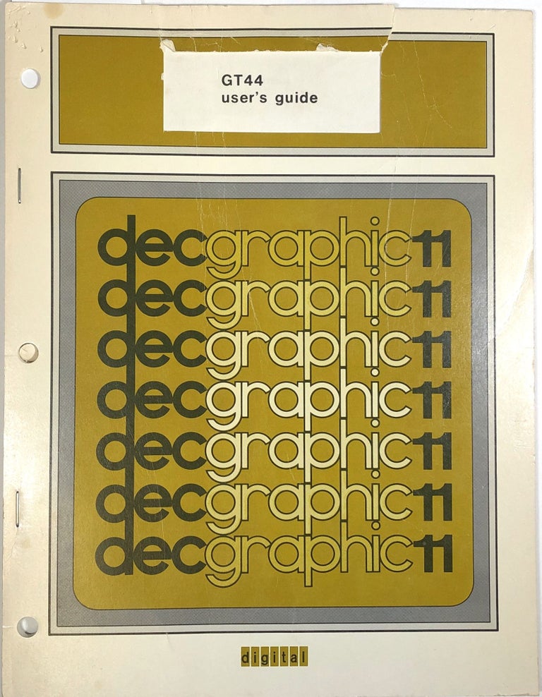 Item #C000033756 DECGraphic11 - GT44 User's Guide. n/a.