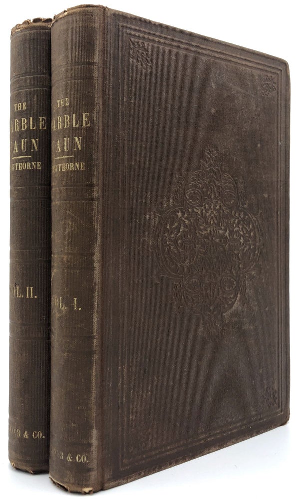 Item #C000033971 The Marble Faun: or, The Romance of Monte Beni (2 Vols.). Nathaniel Hawthorne.