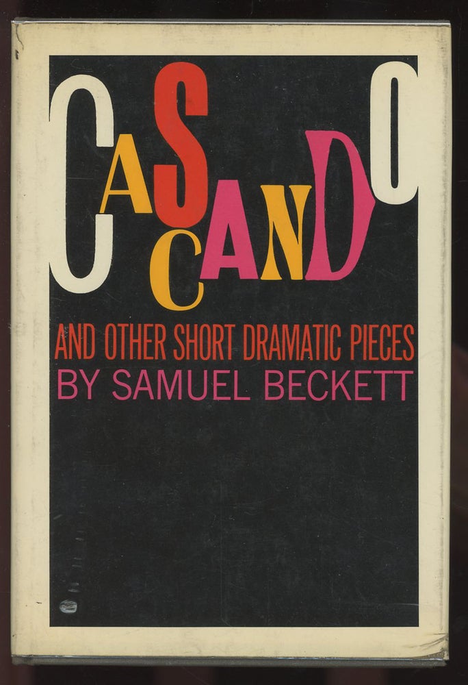 Item #C000035267 Cascando and other short dramatic pieces - first edition 1968 review copy with slip. Samuel Beckett.