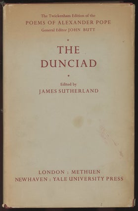 Item #C000035339 The Dunciad (The Poems of Alexander Pope Volume V). Alexander Pope, James...