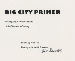 Item #C000036068 Big City Primer: Reading New York at the End of the Twentieth Century....