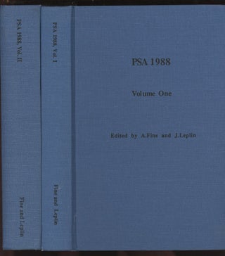 Item #C000036726 PSA 1988: Proceedings of the 1988 Biennial Meeting of the Philosophy of Science...