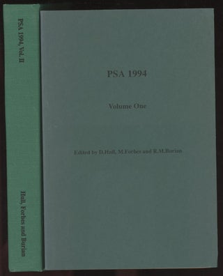 Item #C000036728 PSA 1994: Proceedings of the 1994 Biennial Meeting of the Philosophy of Science...