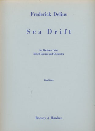 Item #C000037077 Sea Drift/Im Meerestreiben: For Baritone Solo, Mixed Chorus and Orchestra/Fur...