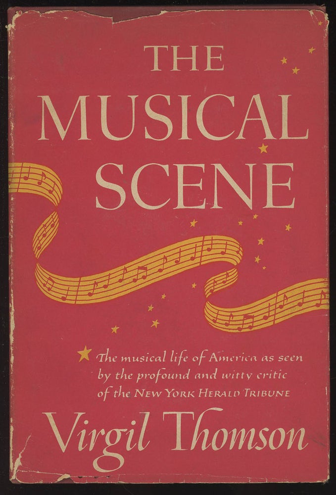 Item #C000037129 The Musical Scene. Virgil Thomson.