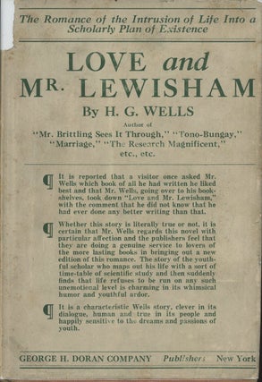 Item #C000037371 Love and Mr. Lewisham. H. G. Wells