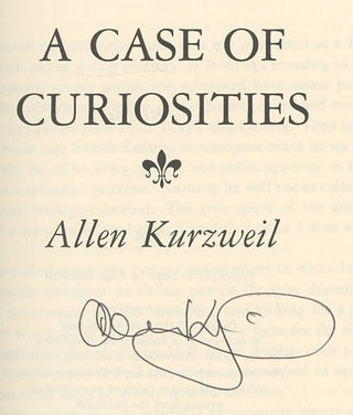 A Case of Curiosities (Signed first edition)