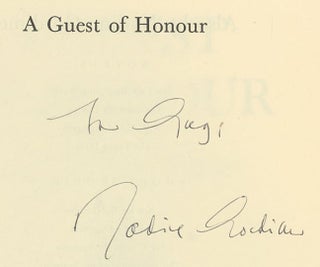 A Guest of Honour (Inscribed first US edition)