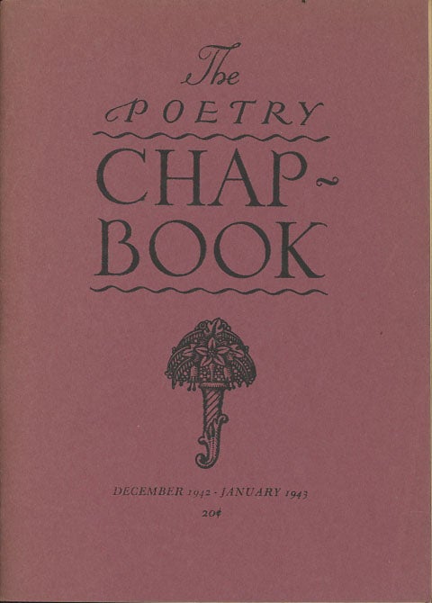Item #C000038168 The Poetry Chap-Book, December 1942-January 1943. George Abbe, Stanton A. Coblentz John Ritchey.