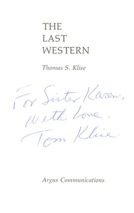 The Last Western (Signed first edition)