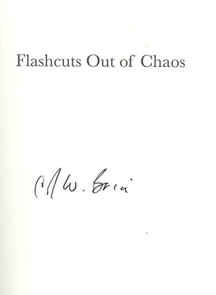 Flashcuts Out of Chaos: Poems (Signed copy)