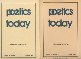 Item #C000039000 Poetics Today: Narratology Revisited I and Narratology Revisited II (Volume 11,...