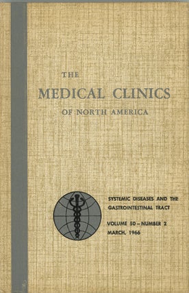 The Medical Clinics of North America (24 non-consecutive volumes): Volume 50, Nos. 1, 2, 5; Vol. 51, Nos. 1, 3, 4; Vol. 53, Nos. 1, 2, 3, 4, 6; Vol. 54, Nos. 1, 3, 4, 6; Vol. 55, No. 5; Vol. 56, No. 3; Vol. 57, No. 6; Vol. 58, Nos. 1,2,5; Vol. 59, No. 1; Vol. 60, Nos. 3 & 4