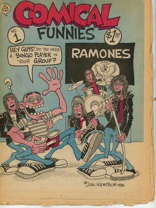 Item #C000039063 Comical Funnies, Issue no. 1. Peter Bagge, Patricia Ragan John Holmstrom, Bruce...
